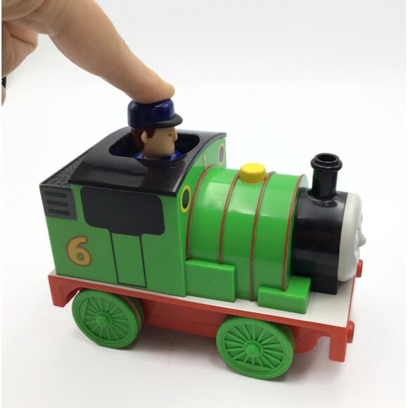 2 Tomy Push Down N Go Thomas the Tank and Percy Train Engine Lot Vintage 2004 - Picture 4 of 11